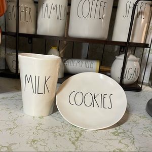 Rae Dunn Cookies and Milk